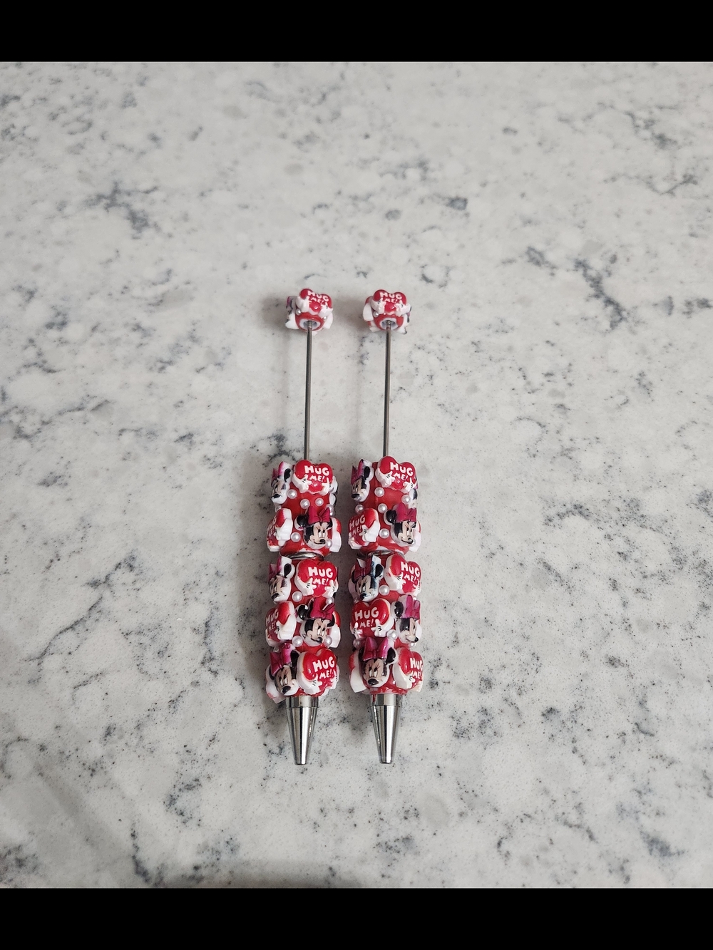 DIY Red Minnie Pens